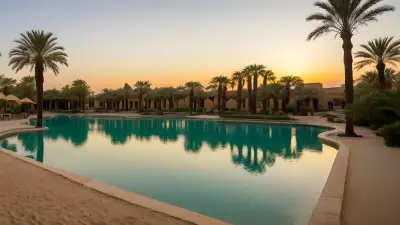 Oasis Tranquility Amidst the Sands