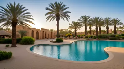 Oasis Tranquility Amidst the Sands