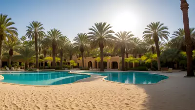 Oasis Tranquility Amidst the Sands