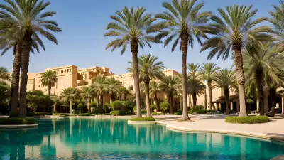 Oasis Tranquility Amidst the Sands