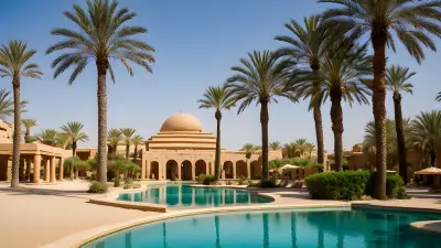 Oasis Tranquility Amidst the Sands