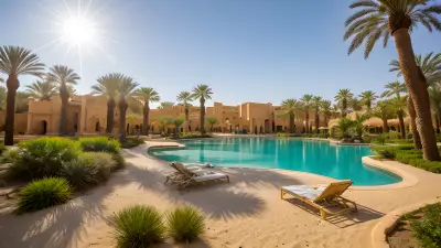Oasis Tranquility Amidst the Sands