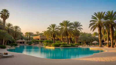 Oasis Tranquility Amidst the Sands