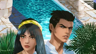 Interconnected Stories A Tropical Pool Portrait