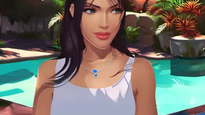 Interconnected Stories A Tropical Pool Portrait