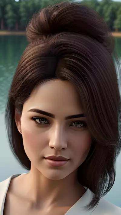 Fine Art Portrait Boat on Serene Lake