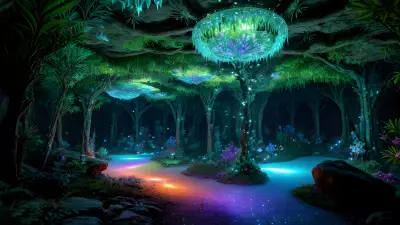 Glowing Kingdom beneath the Earth