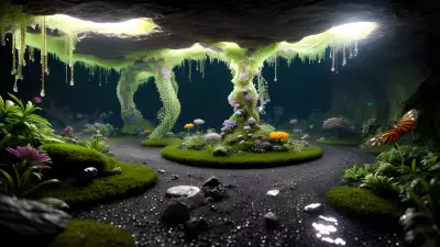 Glowing Kingdom beneath the Earth