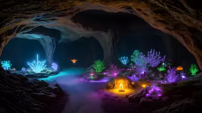 Glowing Kingdom beneath the Earth
