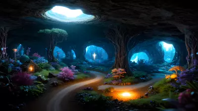 Glowing Kingdom beneath the Earth