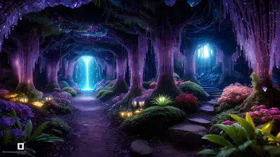 Glowing Kingdom beneath the Earth