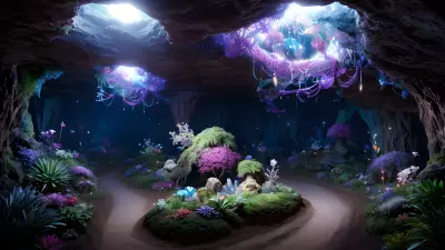 Glowing Kingdom beneath the Earth