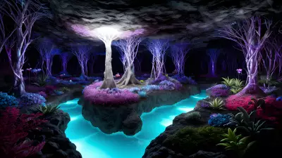 Glowing Kingdom beneath the Earth