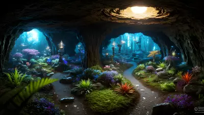 Glowing Kingdom beneath the Earth