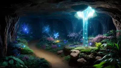 Glowing Kingdom beneath the Earth