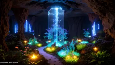 Glowing Kingdom beneath the Earth