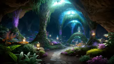 Glowing Kingdom beneath the Earth