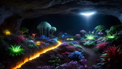 Glowing Kingdom beneath the Earth
