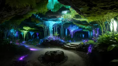 Glowing Kingdom beneath the Earth