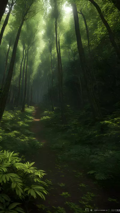 Enchanted Weapons in the Forest Canopy