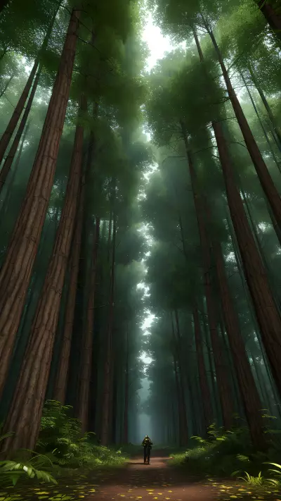 Enchanted Weapons in the Forest Canopy