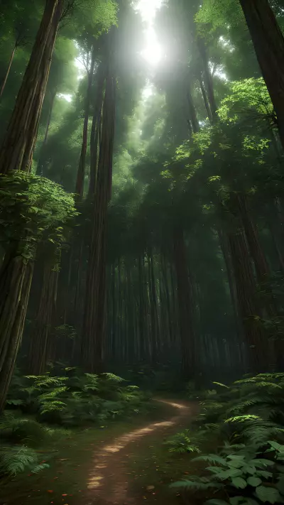 Enchanted Weapons in the Forest Canopy