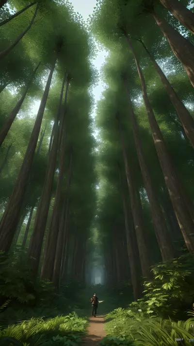 Enchanted Weapons in the Forest Canopy