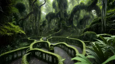 Huxley's Lair A Vibrant Jungle of Swamp Monsters and Labyrinths