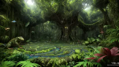 Huxley's Lair A Vibrant Jungle of Swamp Monsters and Labyrinths