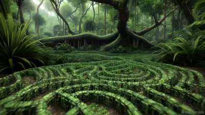 Huxley's Lair A Vibrant Jungle of Swamp Monsters and Labyrinths