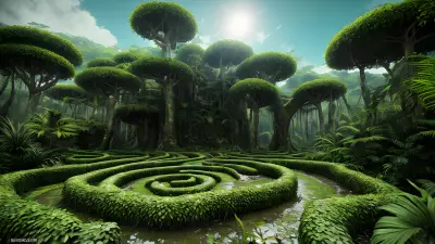 Huxley's Lair A Vibrant Jungle of Swamp Monsters and Labyrinths