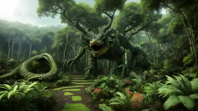 Huxley's Lair A Vibrant Jungle of Swamp Monsters and Labyrinths