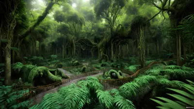 Huxley's Lair A Vibrant Jungle of Swamp Monsters and Labyrinths