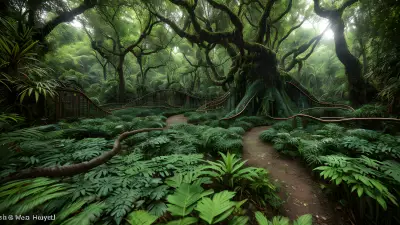 Huxley's Lair A Vibrant Jungle of Swamp Monsters and Labyrinths