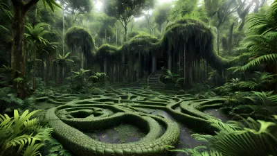 Huxley's Lair A Vibrant Jungle of Swamp Monsters and Labyrinths