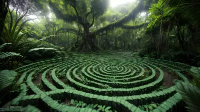 Huxley's Lair A Vibrant Jungle of Swamp Monsters and Labyrinths