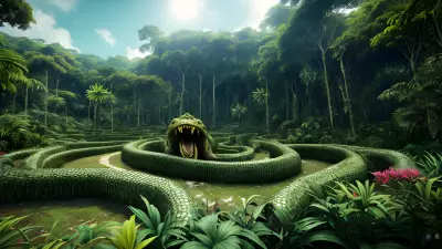 Huxley's Lair A Vibrant Jungle of Swamp Monsters and Labyrinths