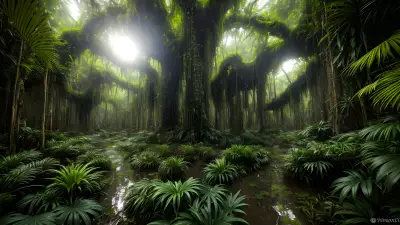 Huxley's Lair A Vibrant Jungle of Swamp Monsters and Labyrinths