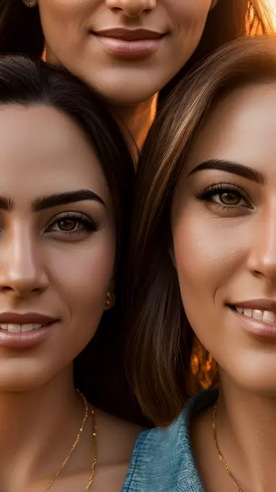 Beautiful Sunset on the Beach Young Love