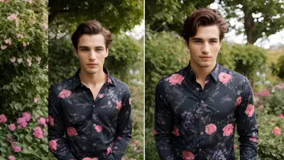 Street Portrait amidst Victorian Garden   Celebrating Individuality