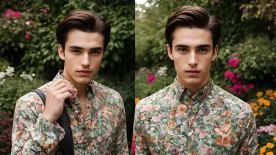 Street Portrait amidst Victorian Garden   Celebrating Individuality