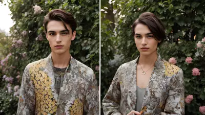 Street Portrait amidst Victorian Garden   Celebrating Individuality