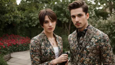 Street Portrait amidst Victorian Garden   Celebrating Individuality