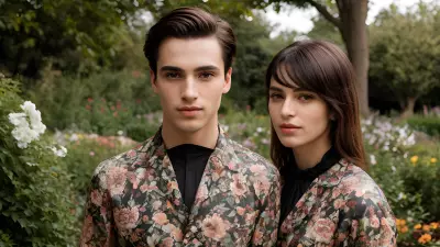 Street Portrait amidst Victorian Garden   Celebrating Individuality