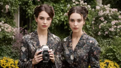 Street Portrait amidst Victorian Garden   Celebrating Individuality