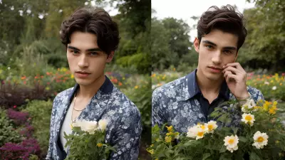 Street Portrait amidst Victorian Garden   Celebrating Individuality