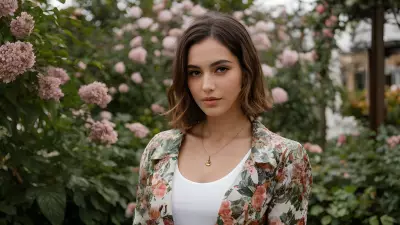 Street Portrait amidst Victorian Garden   Celebrating Individuality
