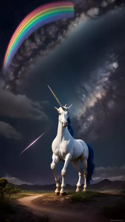 The Majestic Valley of Unicorns