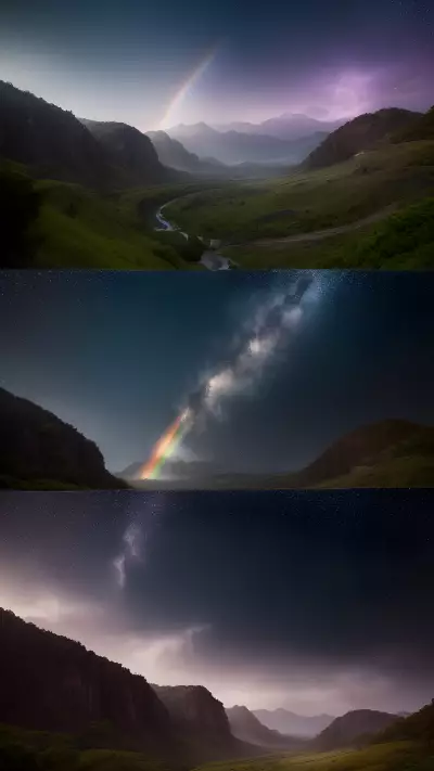 The Majestic Valley of Unicorns
