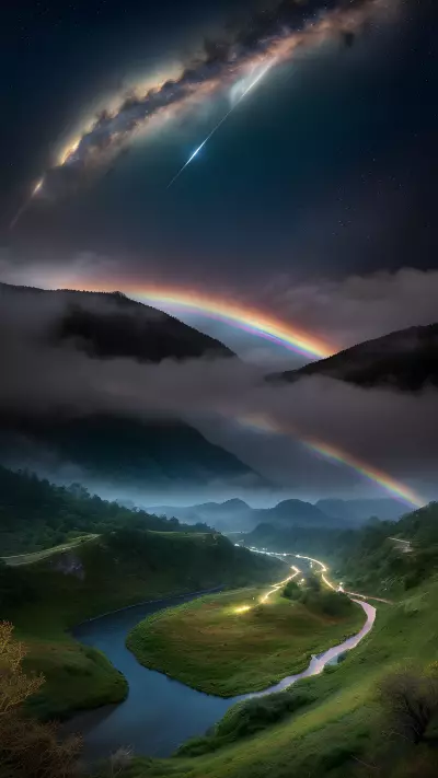 The Majestic Valley of Unicorns
